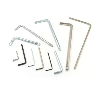 Custom Carbon Steel Hex Key Set L-Shaped Wrench Hand Tool Kit for DIY Repair Automotive & Industrial Use Customizable Hardware Tool（F0003-0001）