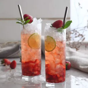Highball Glass Clear Drinking Glass for Water Juice Beer and Cocktails Tall Beverage Glass for Mixed Drinks Home Bar Restaurant and Party(C0004-0005)
