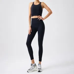 Eco Friendly Workout Set for Women Plus Size High Waist Leggings and Sports Bra Gym Fitness Yoga Activewear（K0003-0007）