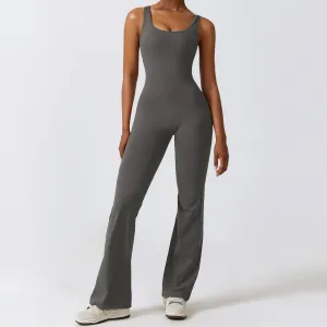 Scrunch Butt Yoga Bodysuit for Women Sleeveless Butt Lifting One Piece Jumpsuit Gym Workout Fitness Activewear（K0004-0007）