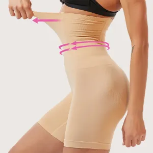 High Waist Butt Lifter Panties Tummy Control Shapewear Shorts Seamless Body Shaper for Women Postpartum（J0001-0001）