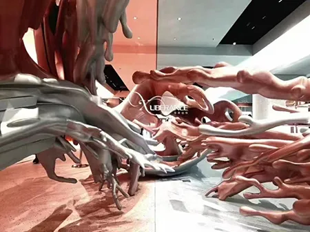 High-quality 3D printing display scene layout