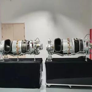 Simulation 3D printed aircraft engine model