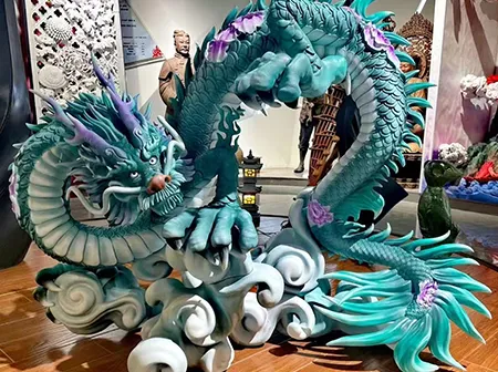 Customized 3D printing art installations