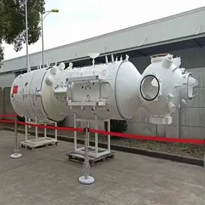 Hochdetailliertes 3D-gedrucktes Raumstationsmodulmodell