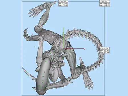 Accurate 3D scanning and reverse data processing