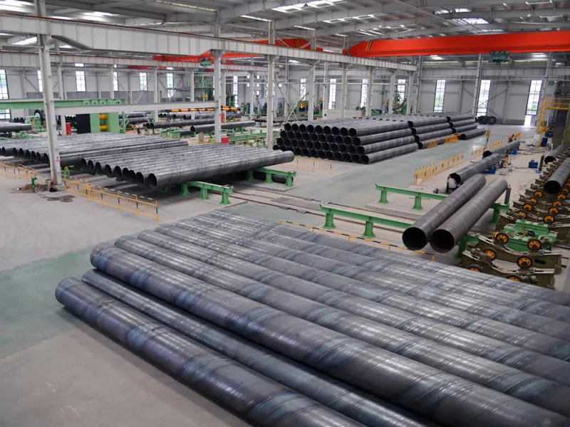 Spiral welded steel pipe