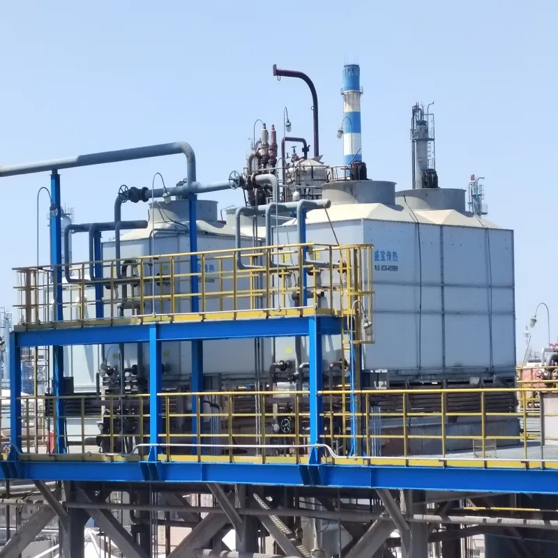 Closed cooling towers for the smelting industry