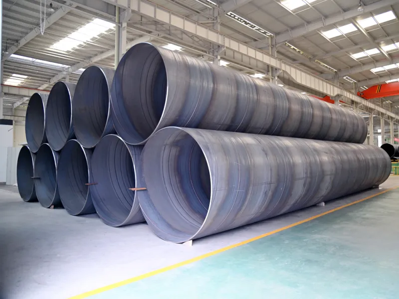 Spiral welded steel pipe