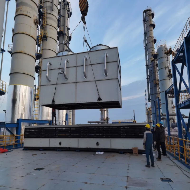 Evaporative air cooler project for Anhui customers