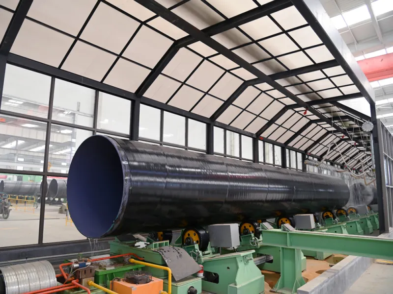 Buried drainage anti-corrosion steel pipe