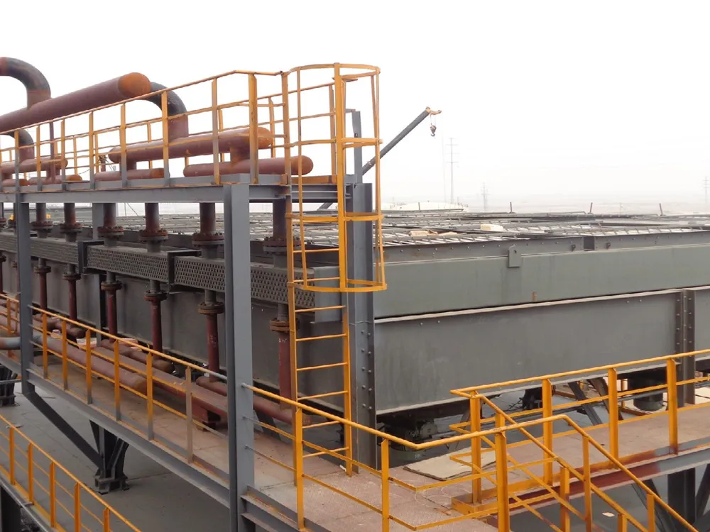 The site of the air cooler project of Shandong Petrochemical