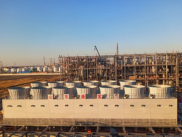 Cross-flow FRP cooling tower