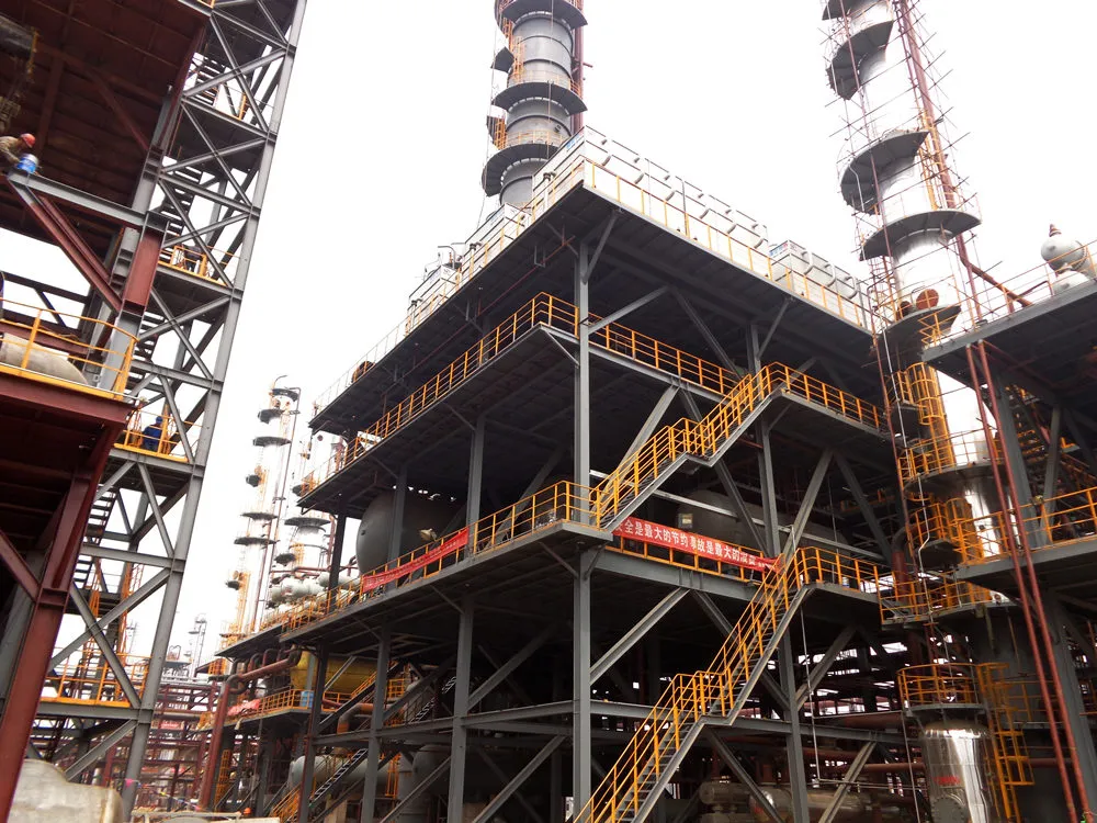 The site of the petrochemical evaporative air cooler project