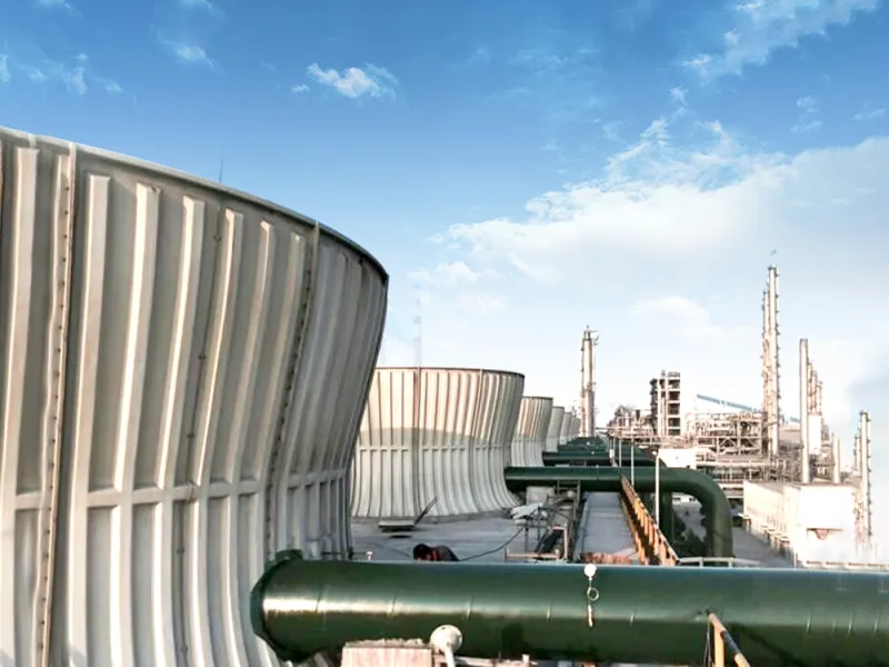 Non-powered energy-saving cooling tower