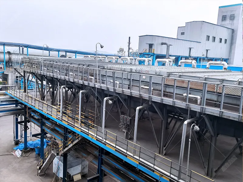 Dry air cooler for alkane dehydrogenation