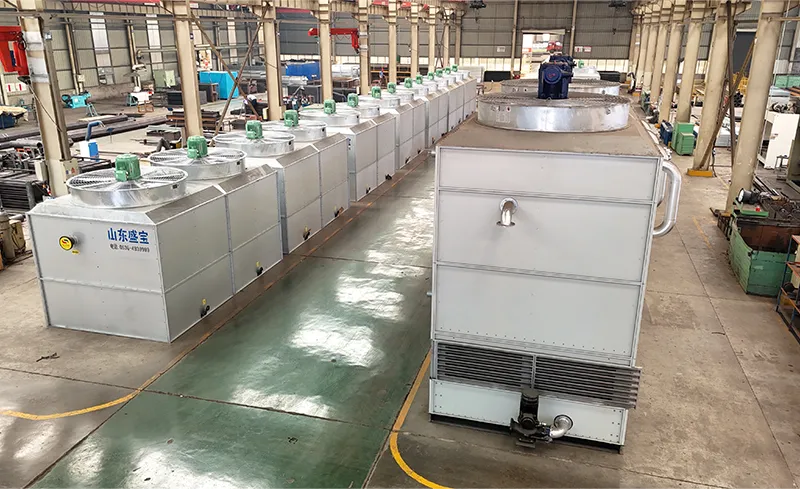 Heat exchange equipment factory area