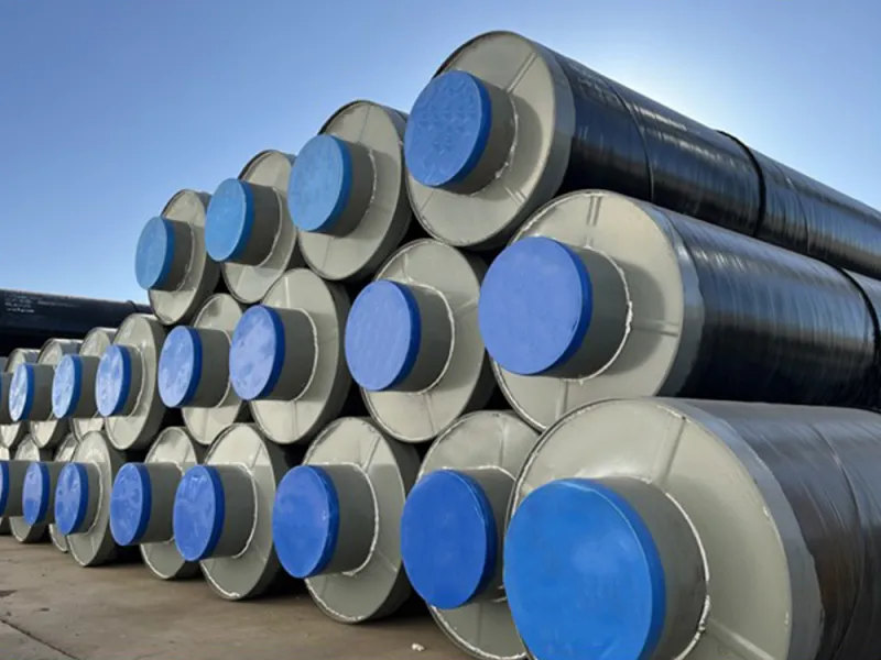 Steel casing steel steam pipe