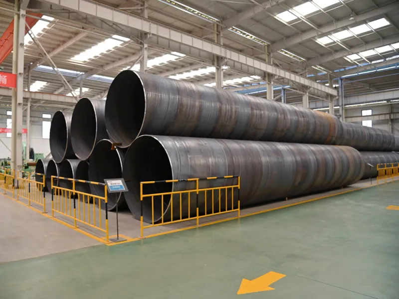 Spiral welded steel pipe