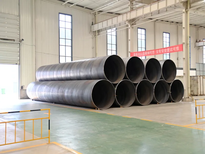 Spiral welded steel pipe