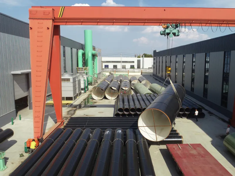 Anti-corrosion steel pipes for rainwater and sewage diversion renovation and water basin management