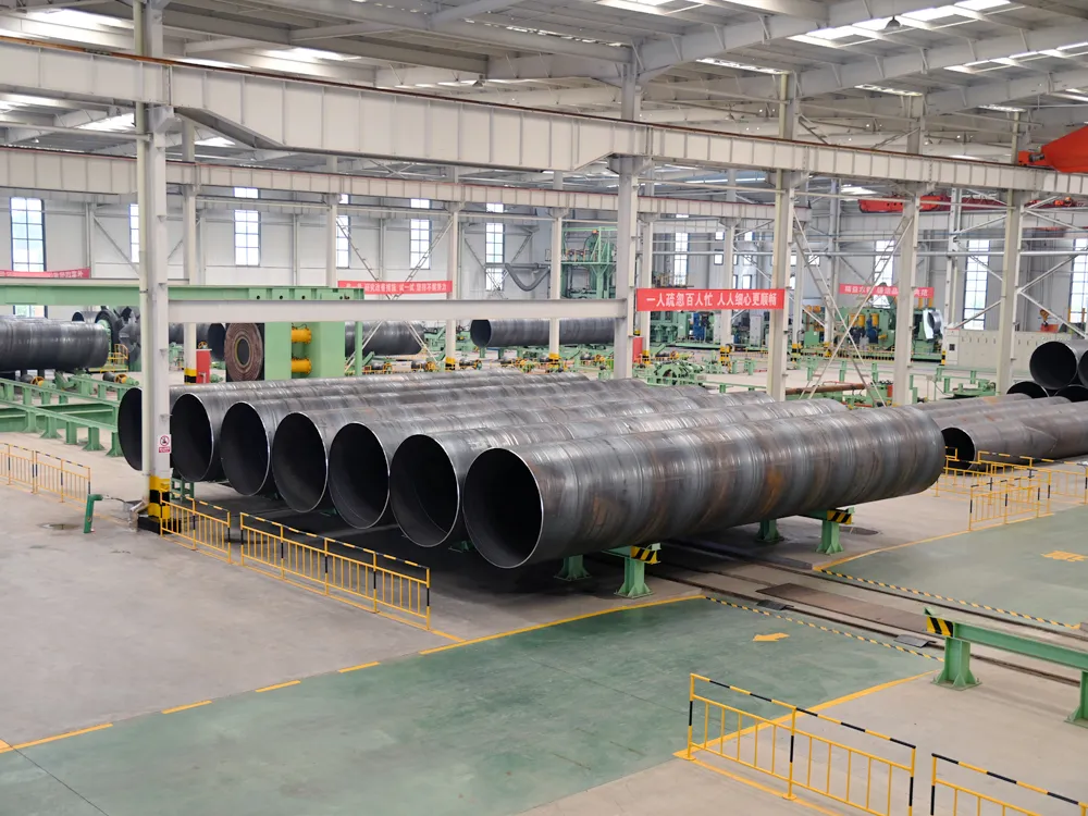 Spiral welded steel pipe