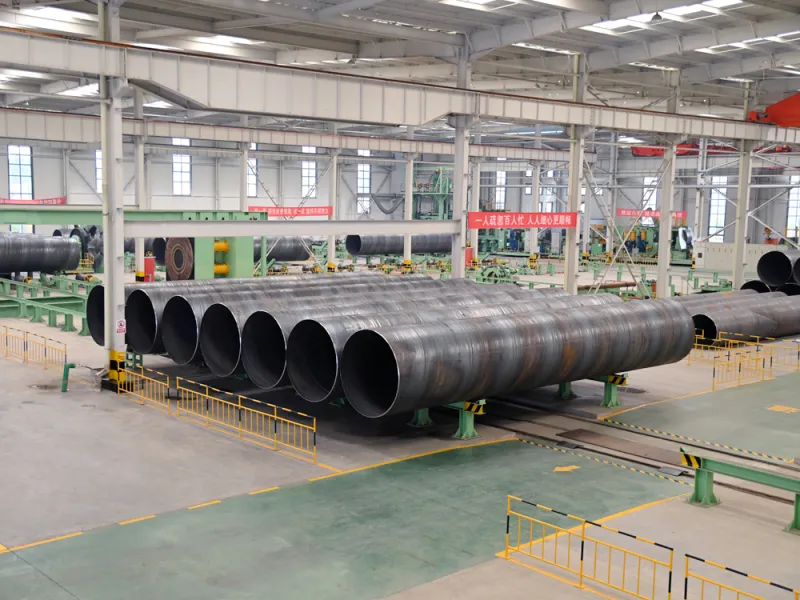 Spiral welded steel pipe