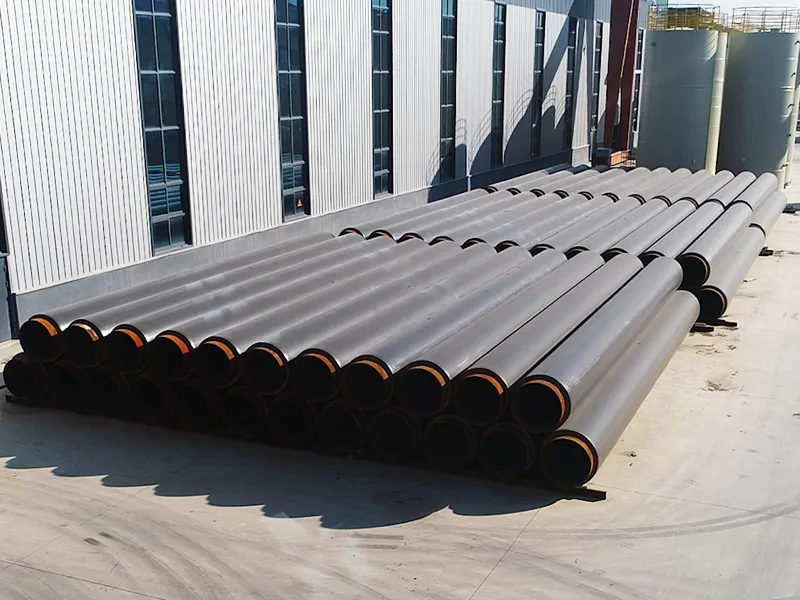 Polyurethane insulated steel pipe
