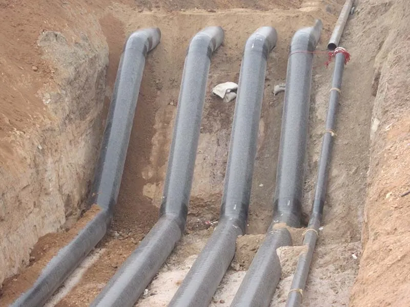 TPEP pipe construction site of Changle Jinsheng Water Conservancy Project