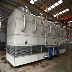 Evaporative air cooler for alkylation unit