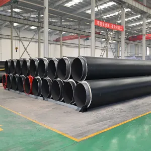 Polyurethane buried insulation steel pipe