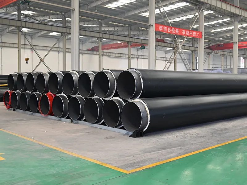 Polyurethane buried insulation steel pipe
