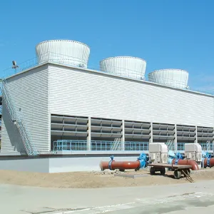 Counter-flow FRP cooling tower