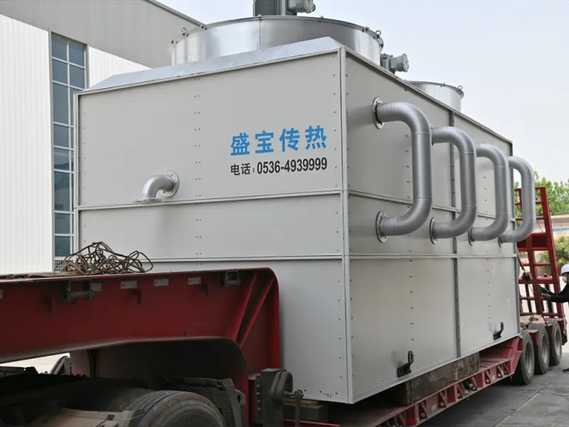 Evaporative air cooler for hydrogen production equipment