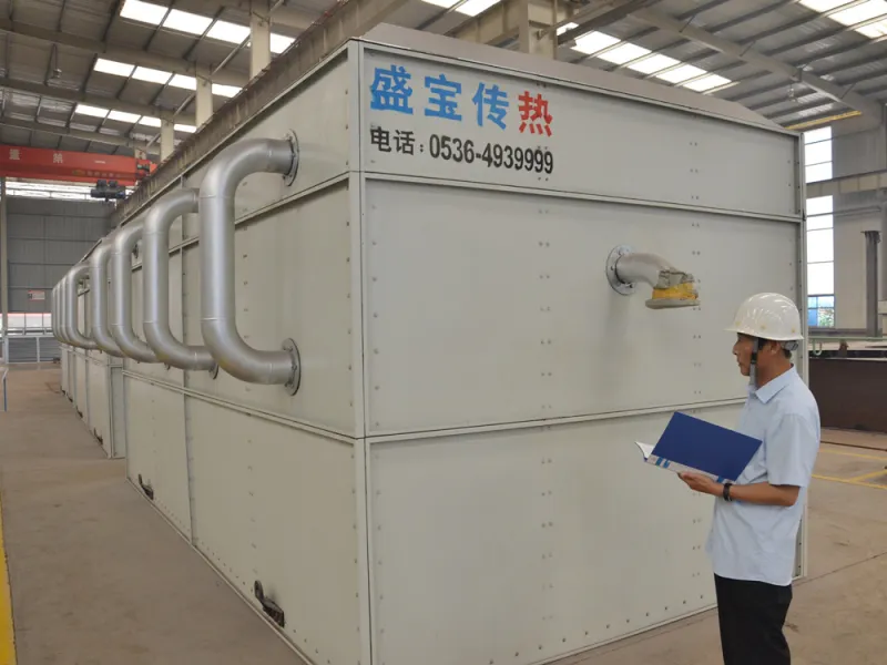 Evaporative air cooler for hydrogenation unit