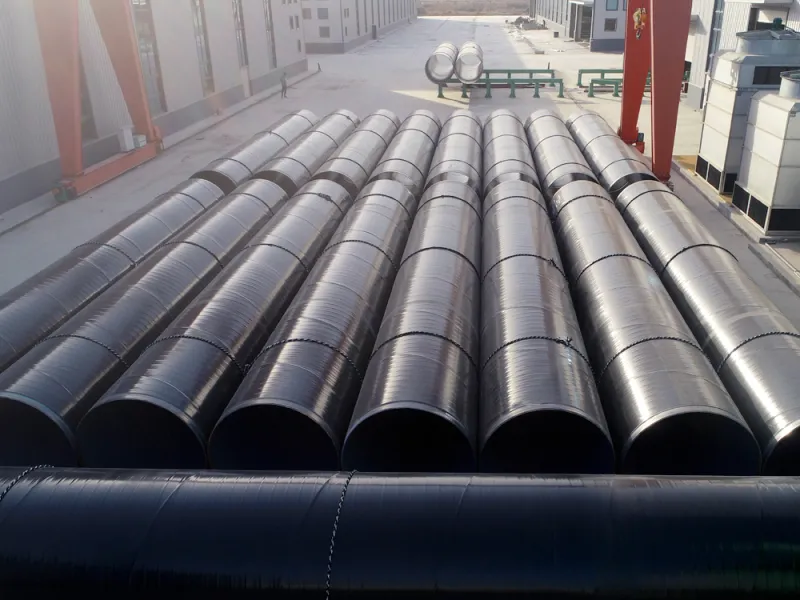 Plastic-coated steel pipe