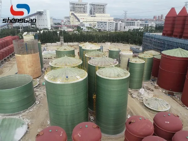 Dongfang Sea potassium seawater potassium extraction project fiberglass storage tank group