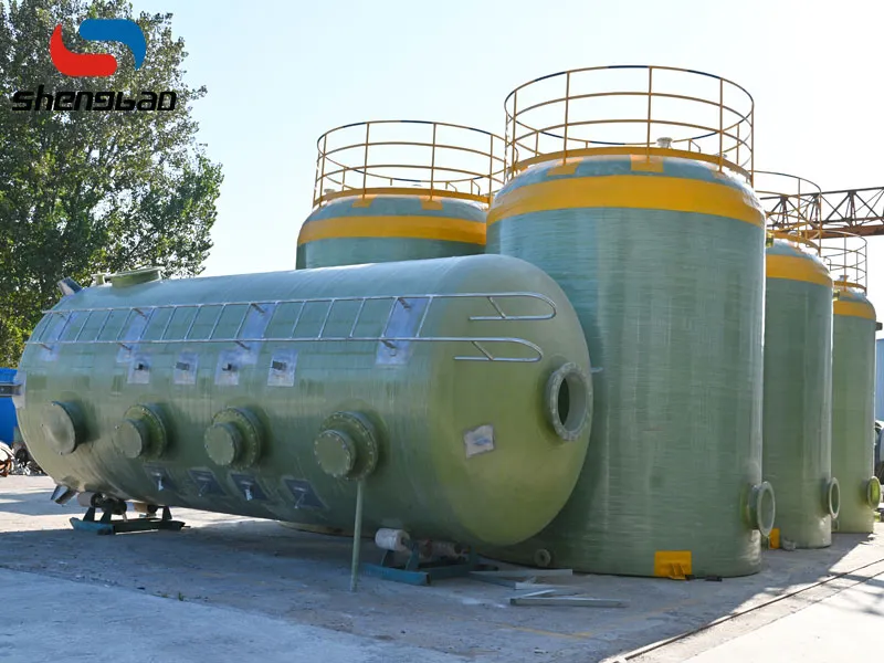 Glass Fiber Reinforced Plastic Sodium Hypochlorite Tank