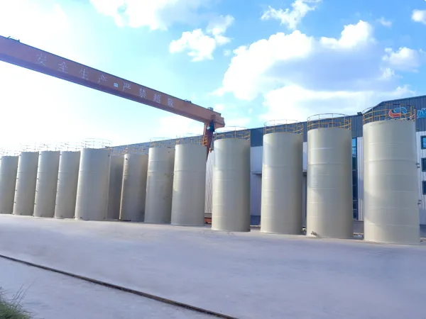 Shandong Yuyuan Group 100-cubic-meter PPH tank cluster