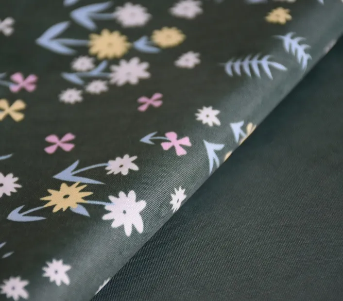 180T polyester pongee printed plain fabric