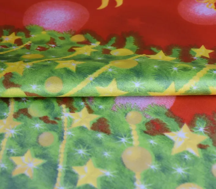 230T satin printed fabric