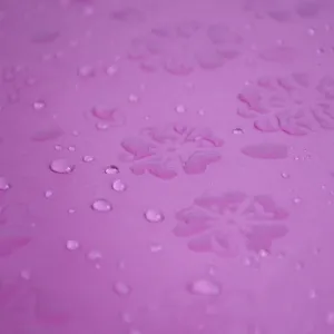 180T Polyester Pongee Floating Printed Vinyl