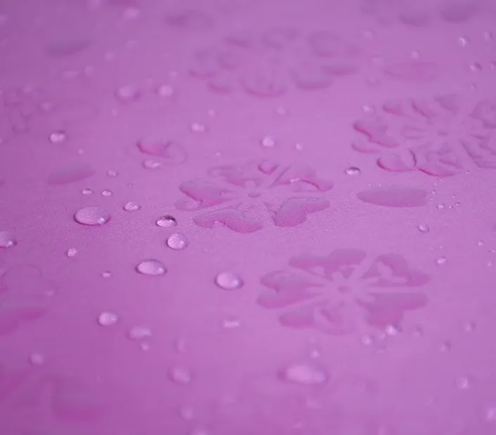 180T Polyester Pongee Floating Printed Vinyl