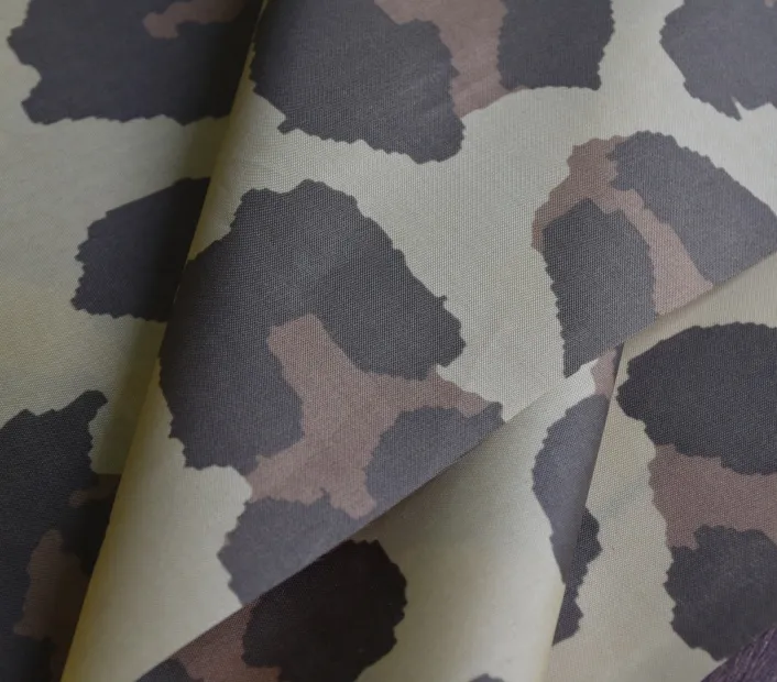 185T polyester pongee printed plain fabric