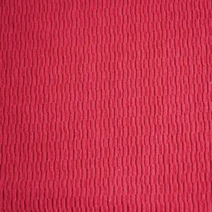 Bright red misplaced woven corduroy