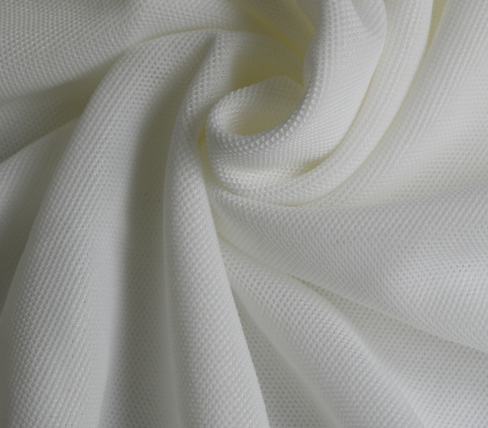 Light beige mesh fabric