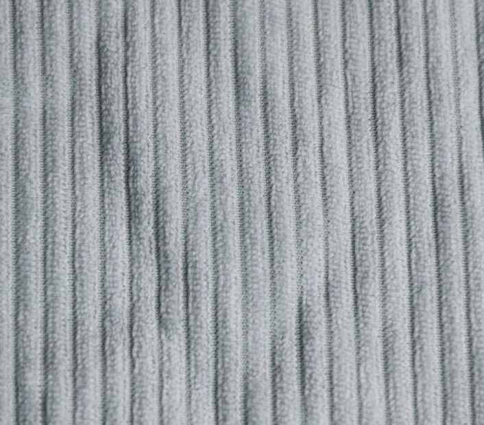 8 pieces of light gray finely woven corduroy