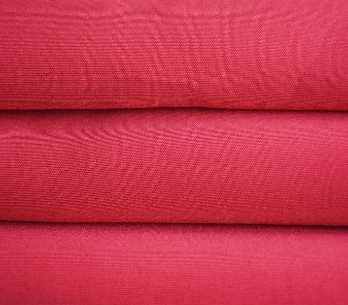 Red sandwich mesh fabric