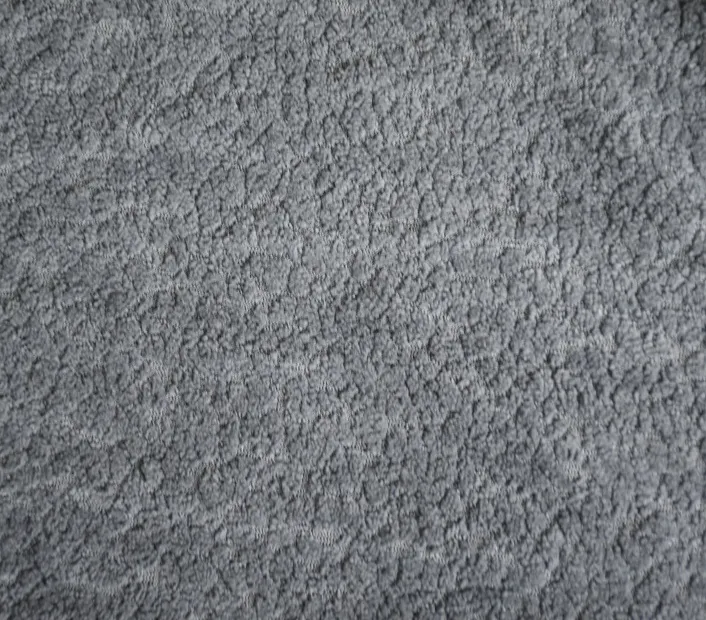 Medium grey polyester jacquard fabric