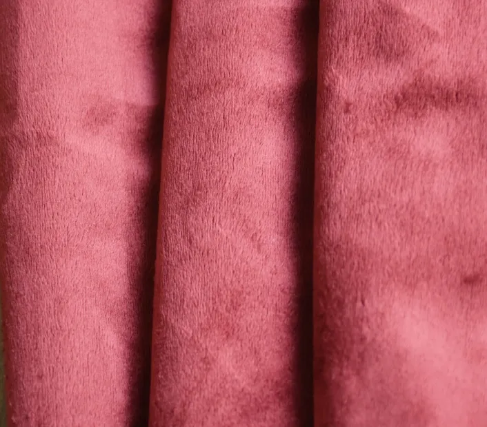 Orange fine woven twill velvet